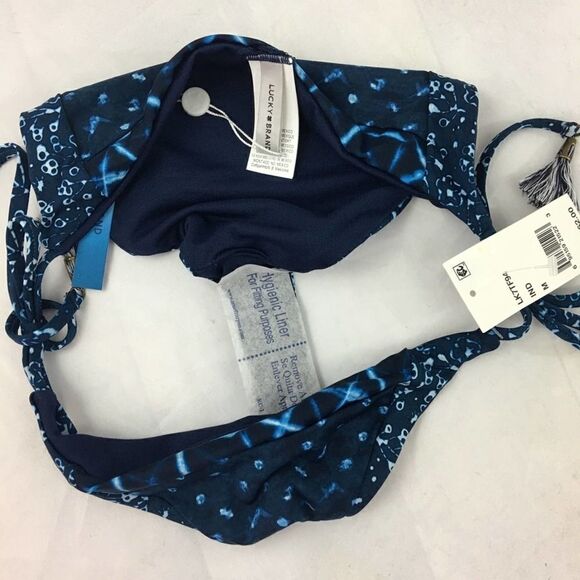 Lucky Brand Reversible Side Tie Bikini Bottom Size Medium - Picture 6 of 8